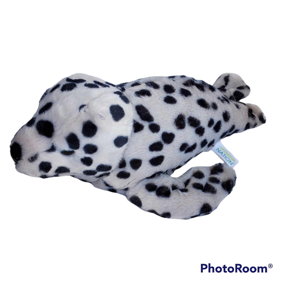 Harbor Seal Aurora World Destination Nation Black White Stuffed Animal Toy